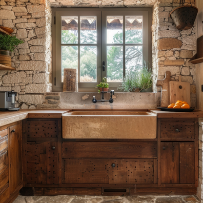 Stone Farmhouse Sink