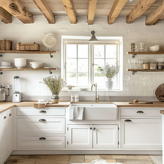 2 Bowl Porcelain Farmhouse Sink